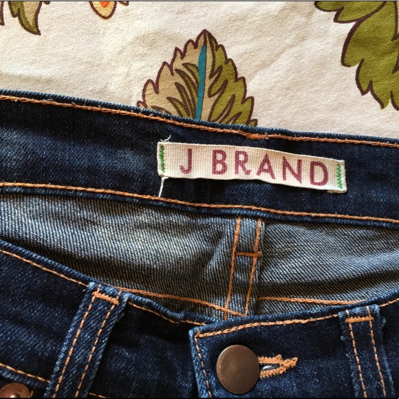 J BRAND Dark Wash Straight Leg Jeans Sz 25 - Picture 5 of 7